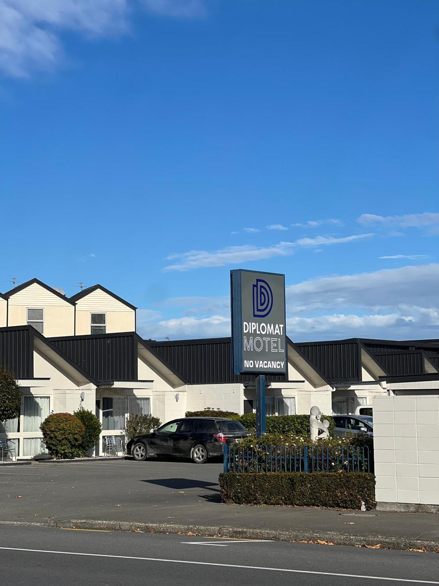 Diplomat Motel Christchurch Eksteriør billede